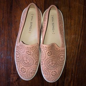 Via Spiga eyelet flats